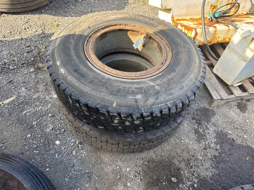 (2) 11.00R20 Tires