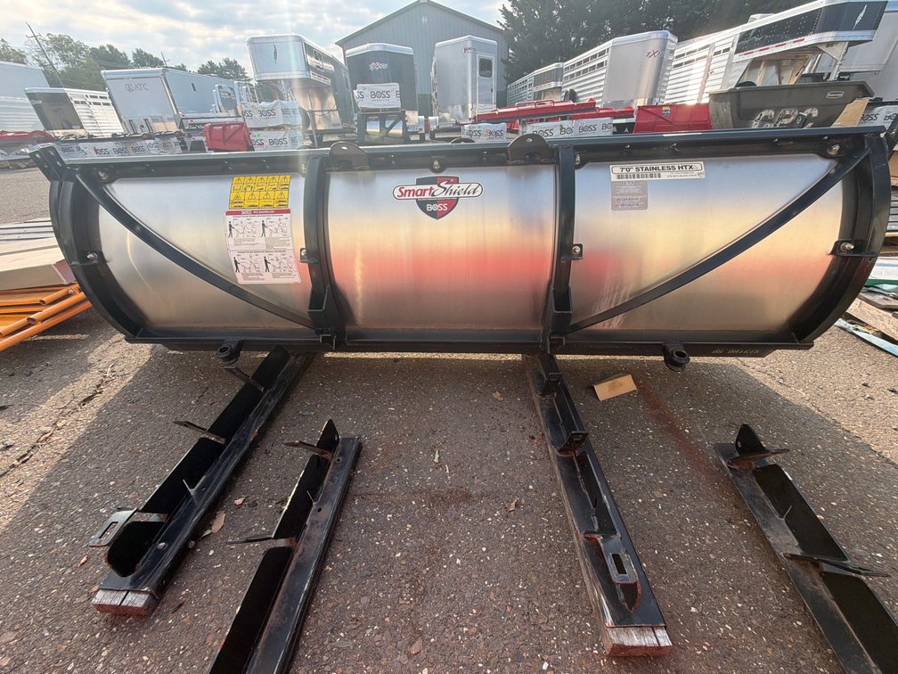 Boss 7’ Stainless Steel HTX Straight-Blade Plow