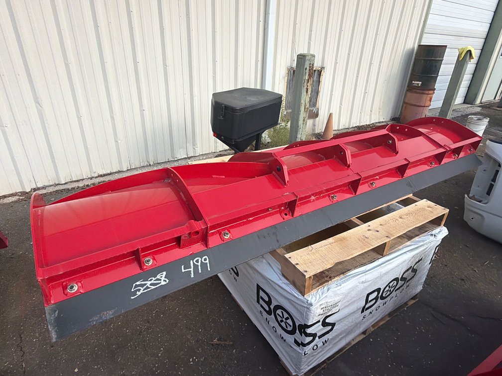 Boss 9’ Super-Duty Straight-Blade Plow Complete Setup