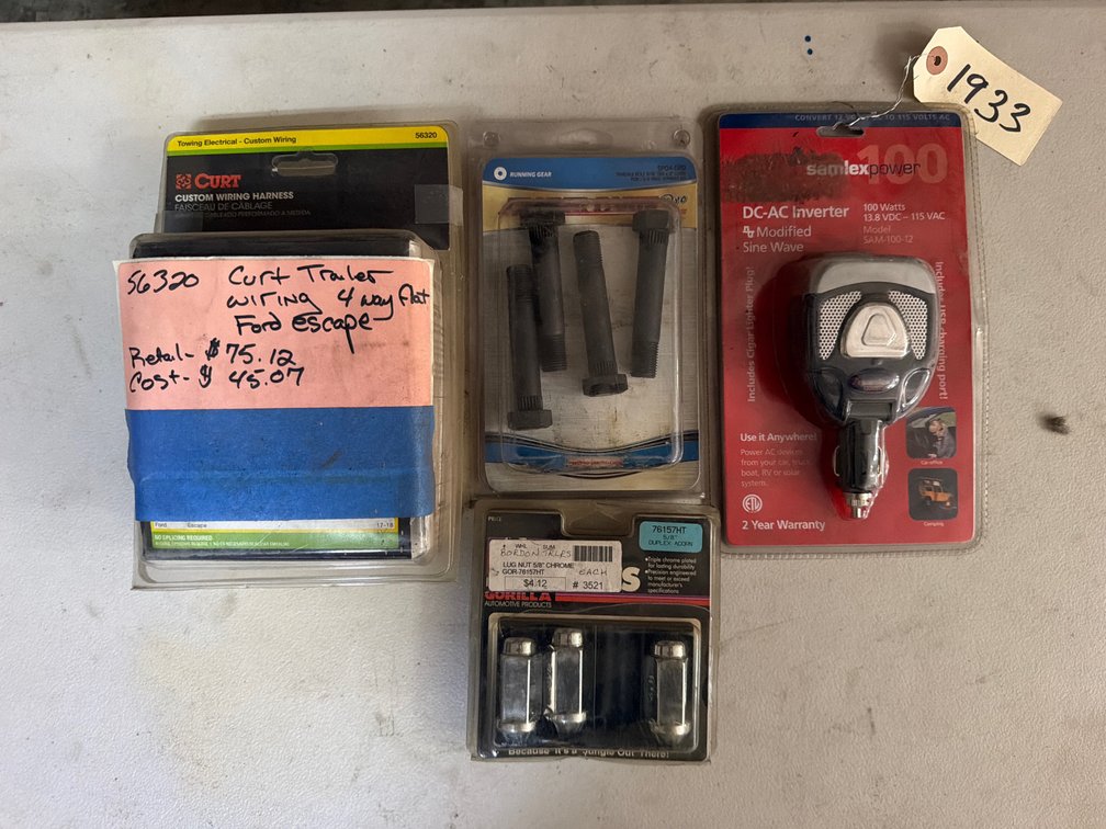 DC-to-AC Power Converter & Assorted Hardware