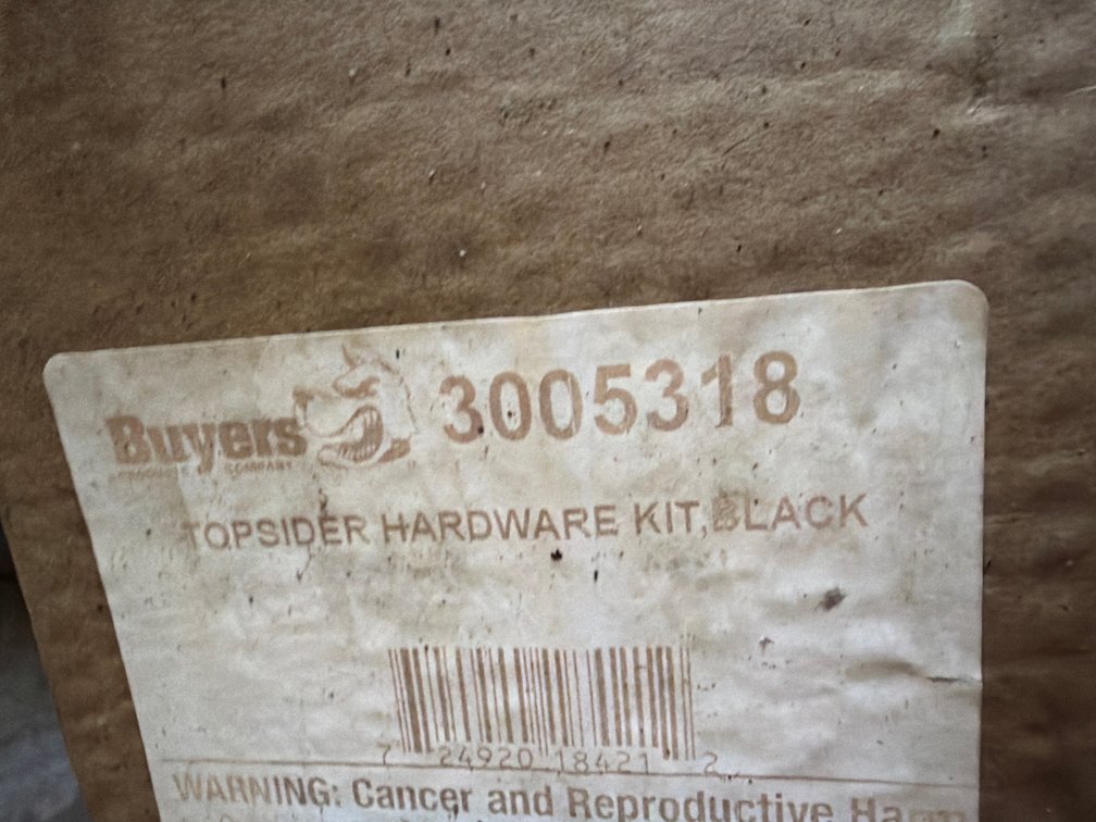 Buyers Products Topside Hardware Kit