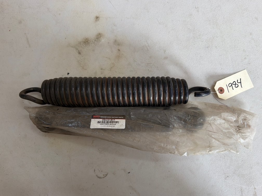 Boss Plow Shock and Spring