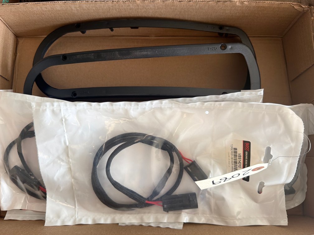 Assorted Boss Wiring Harnesses & Plastic Covers