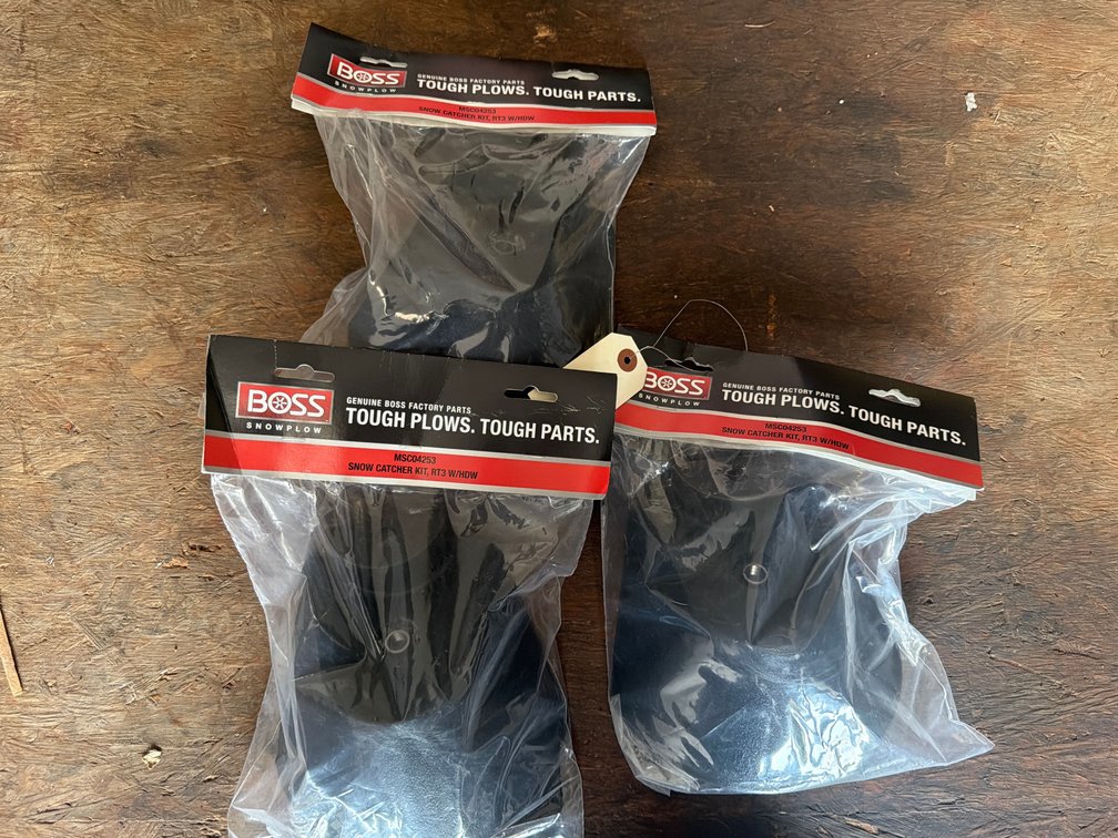 (3) Boss RT3 V-Plow Snow Catcher Kits