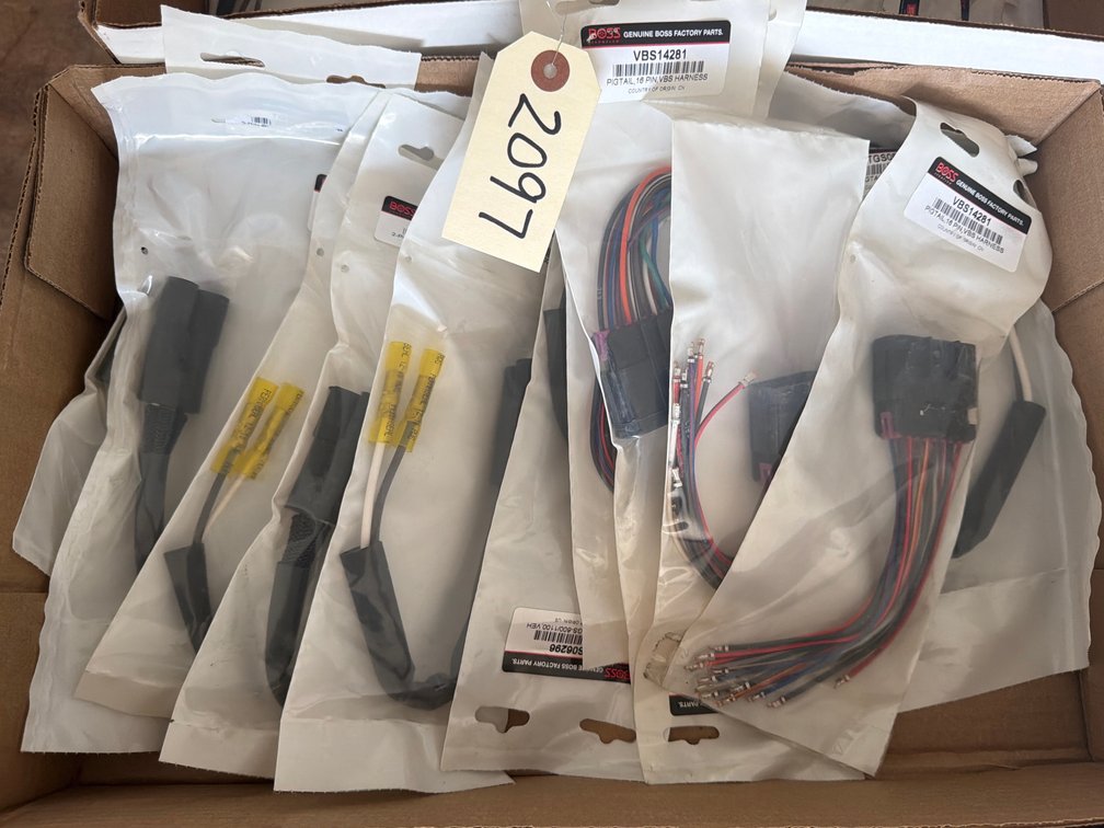(2) Boxes Assorted Boss Wiring Harnesses & Connectors