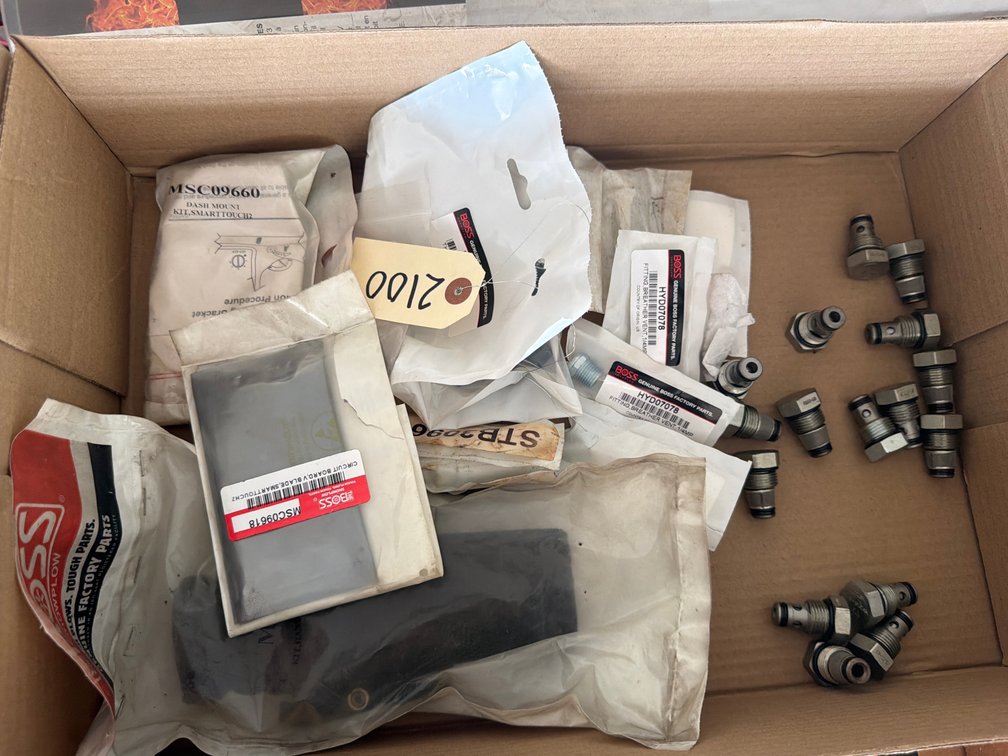 Assorted Boss Circuit Boards & Hydraulic Fittings