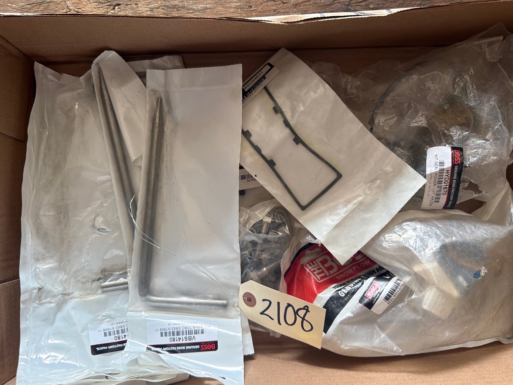 Assorted Boss Rods, Pins, Gaskets & Hardware