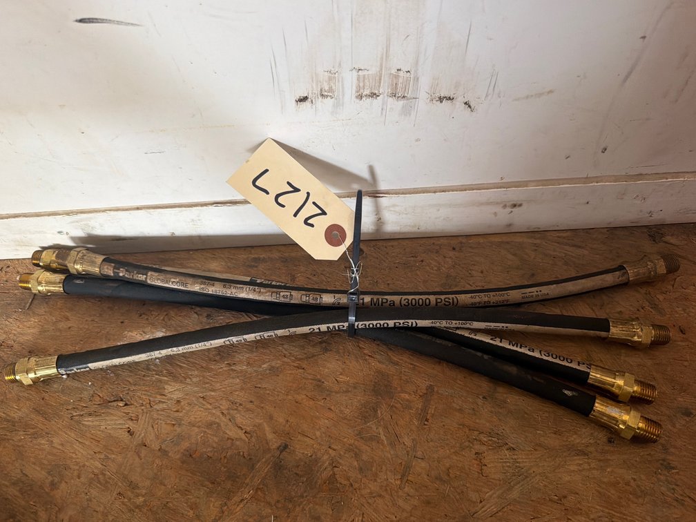 (4) Plow Replacement Hydraulic Hoses