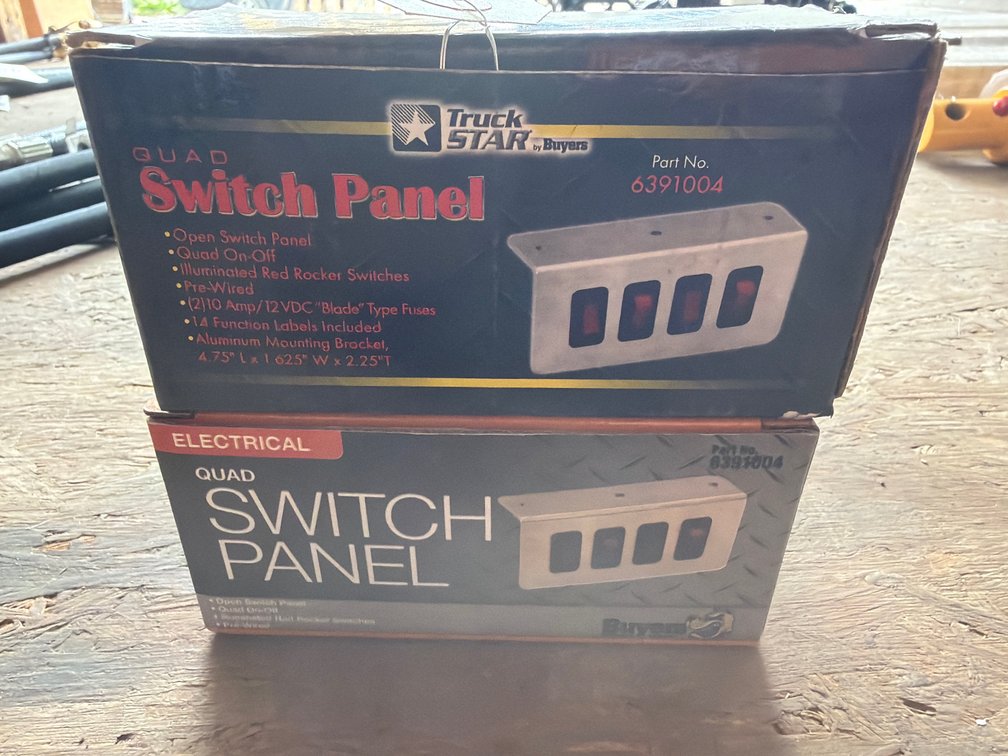 (2) Rocker Switch Panels