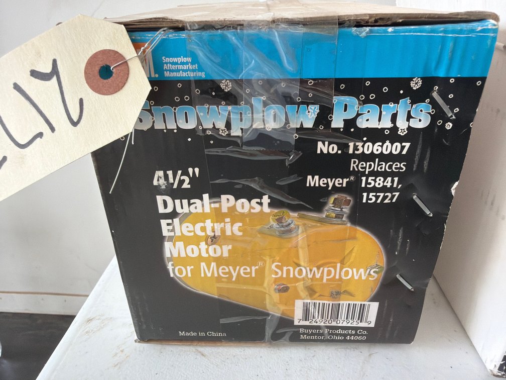 SAM Dual-Post Electric Snow Plow Motor