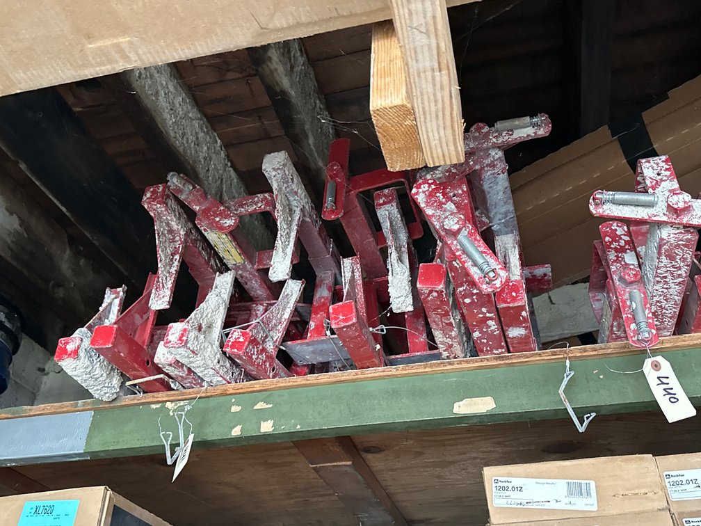 (4) Sections Assorted Suspended Ceiling Parts & Panels