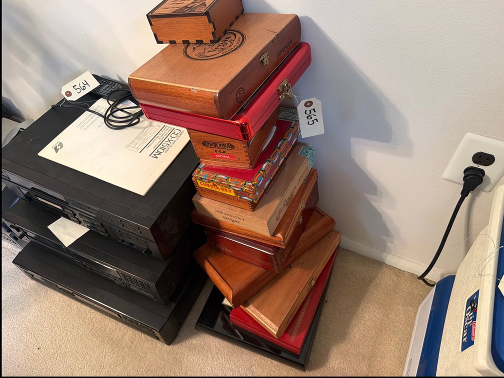 Assorted Cigar Boxes