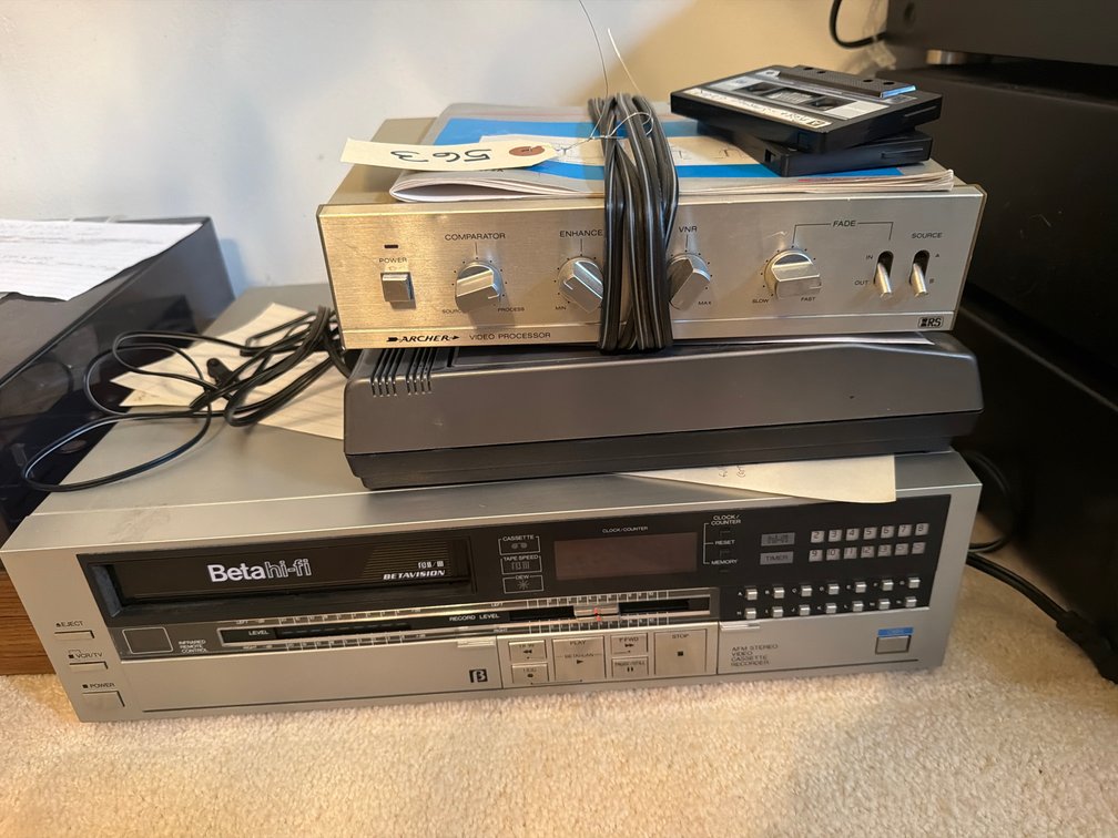 Video Processor & Cassette Recorder
