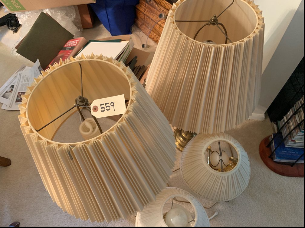 (4) Electric Lamps