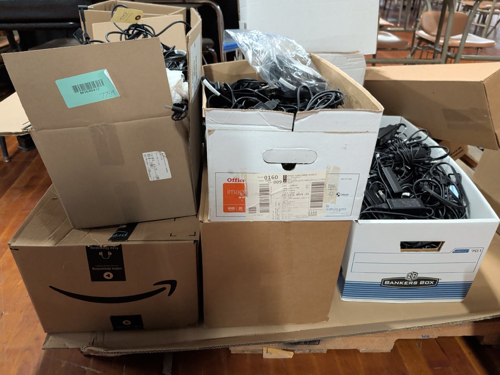 (5) Boxes Computer Chargers