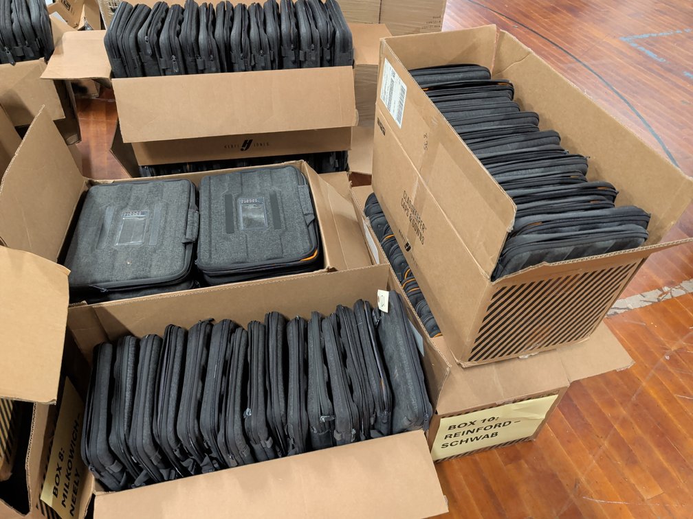 (6) Boxes Laptop Cases