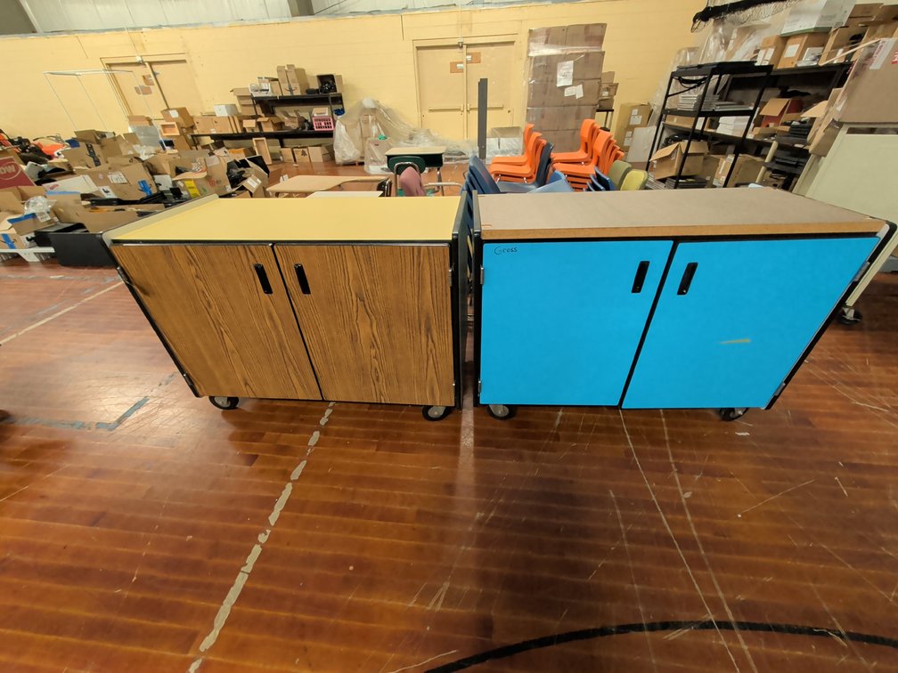 (2) Portable Activity Carts