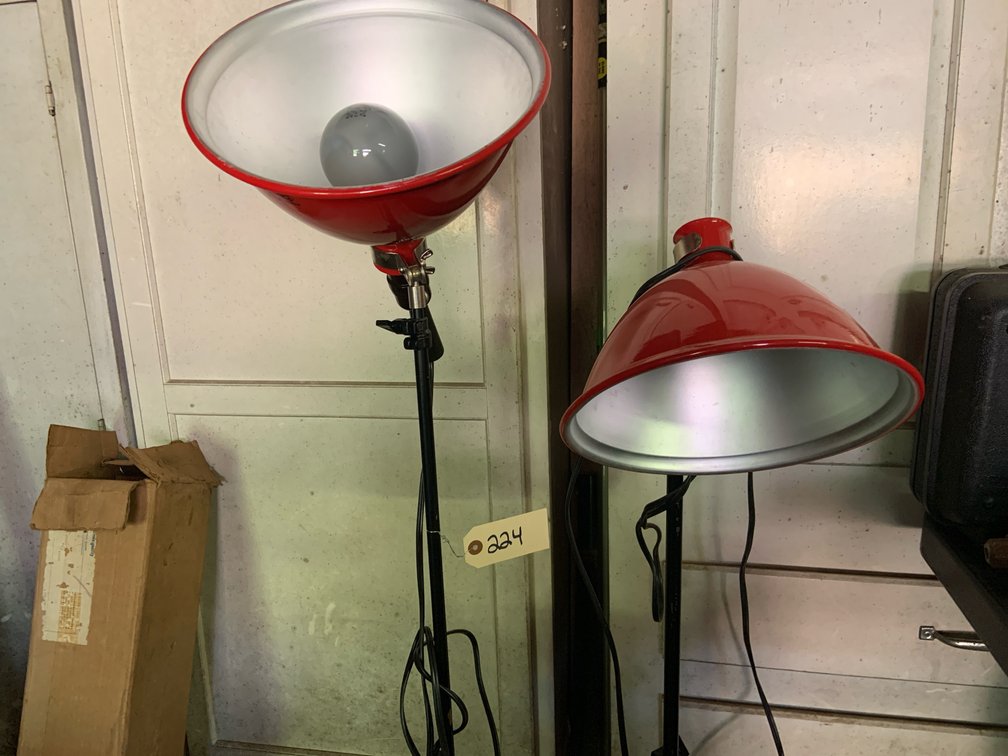 (2) Standing Work Lights