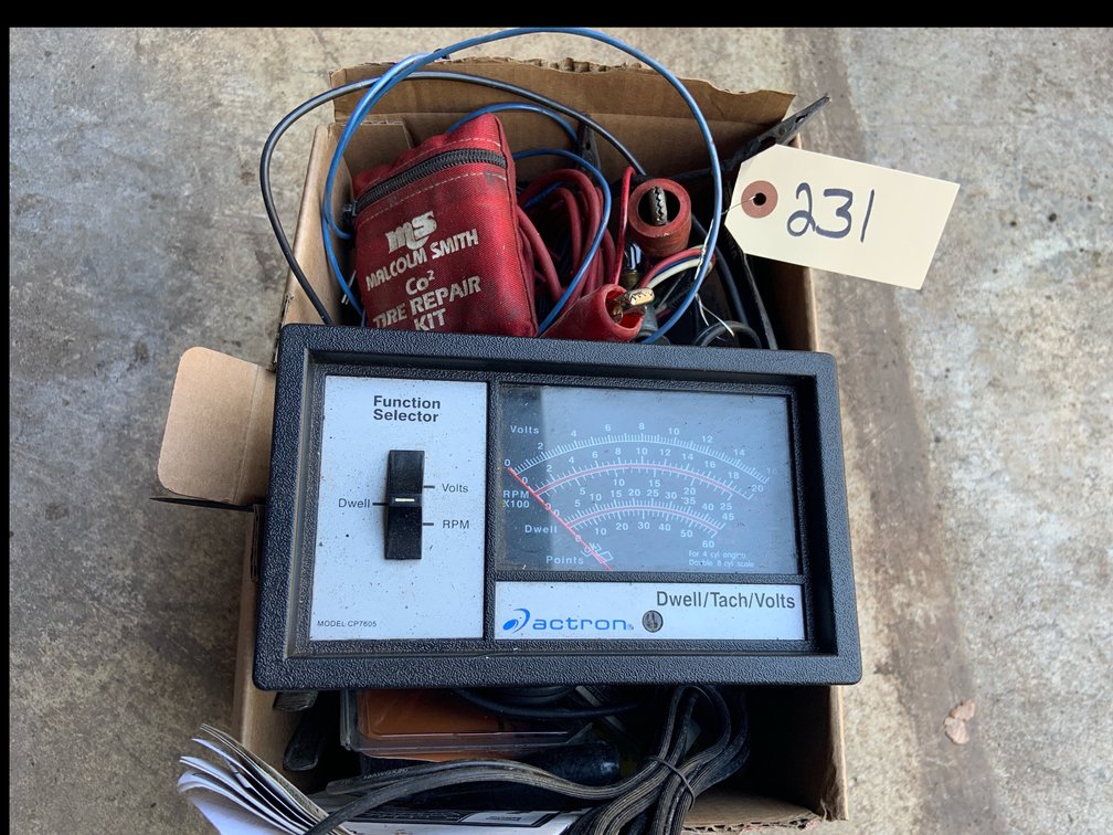 Dwell/Tach/Volts Analyzer, Headlights, Electrical Wire