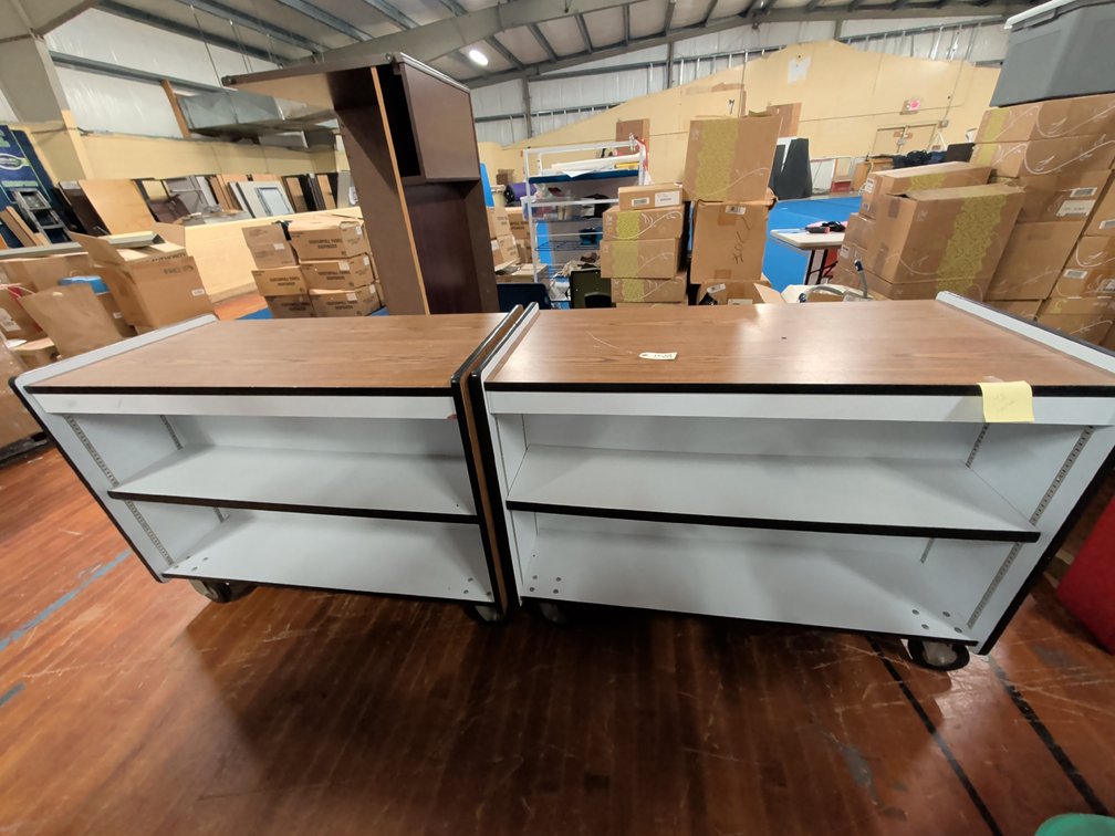 (2) Portable Shelf Units