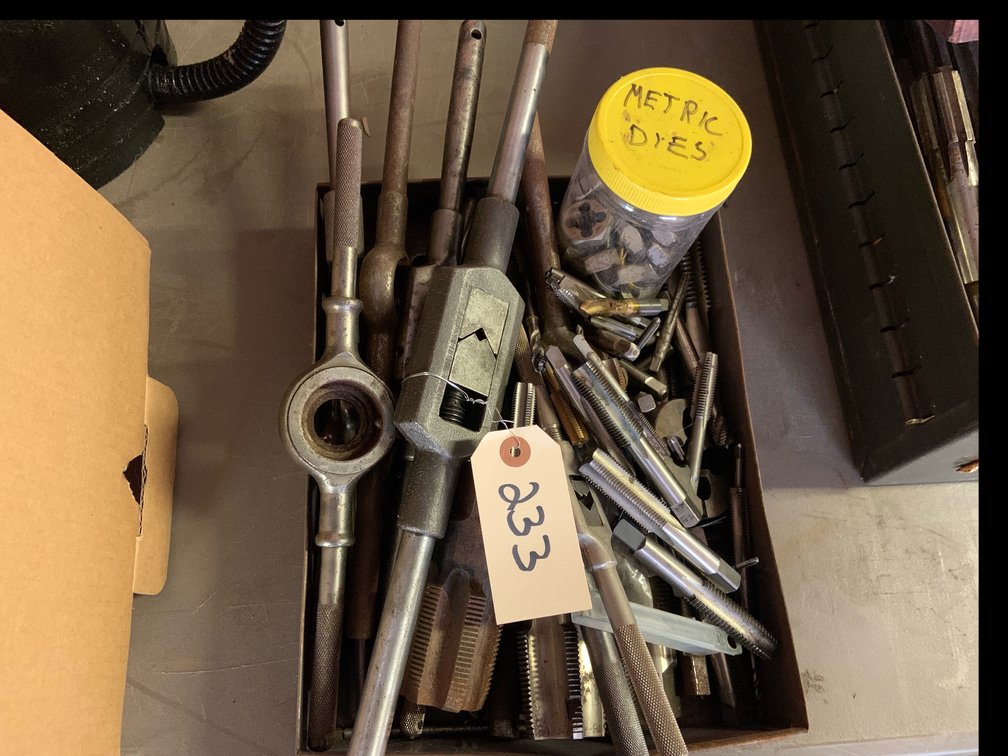 Adjustable Tap Wrench’s, Metric Dyes, Hand Taps