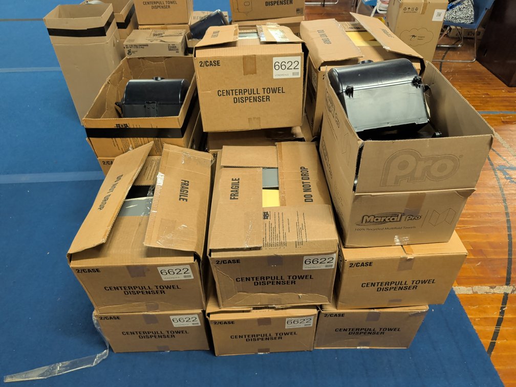 (15) Boxes Paper Towel Dispensers