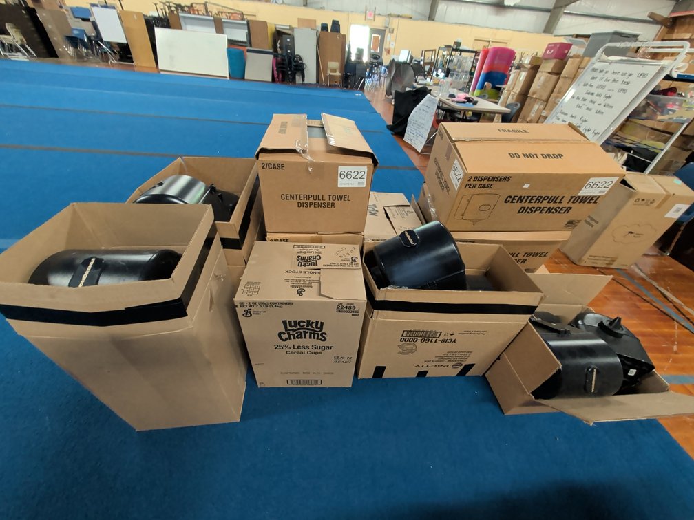 (13) Boxes Paper Towel Dispensers