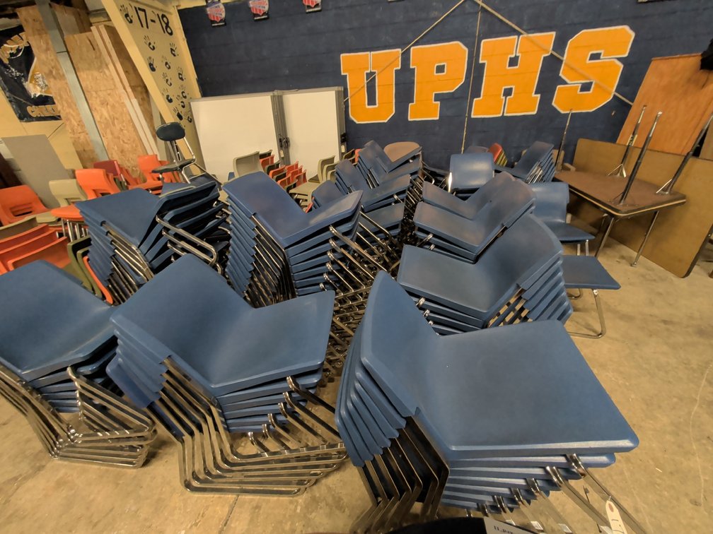 (100+) Blue Chairs