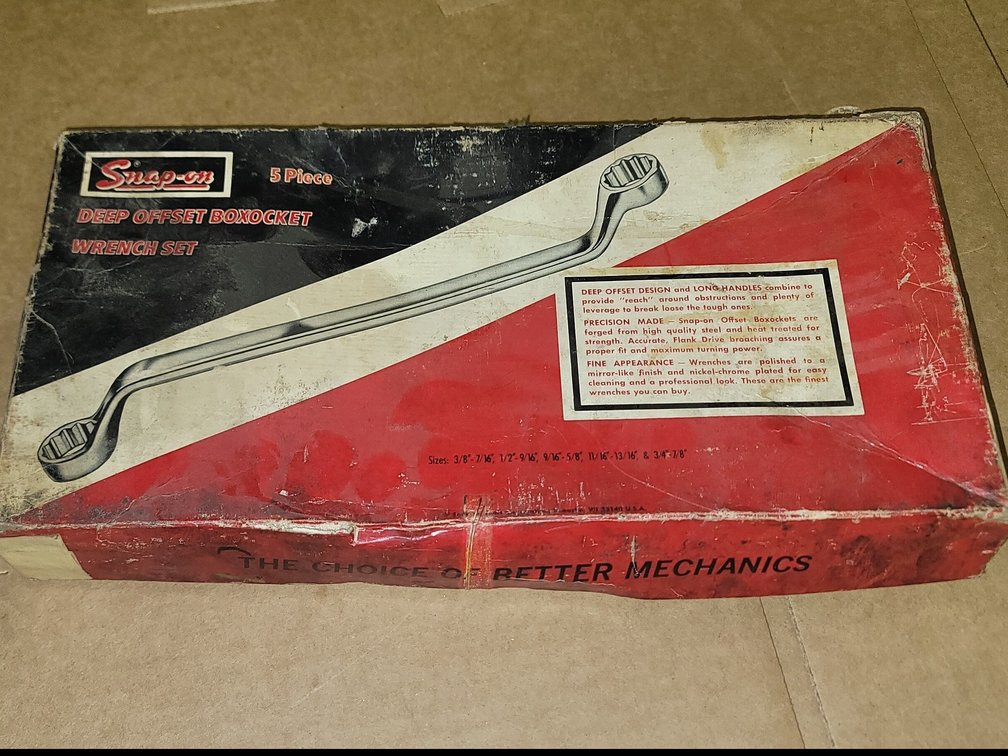 Empty Snap-On Wrench Box