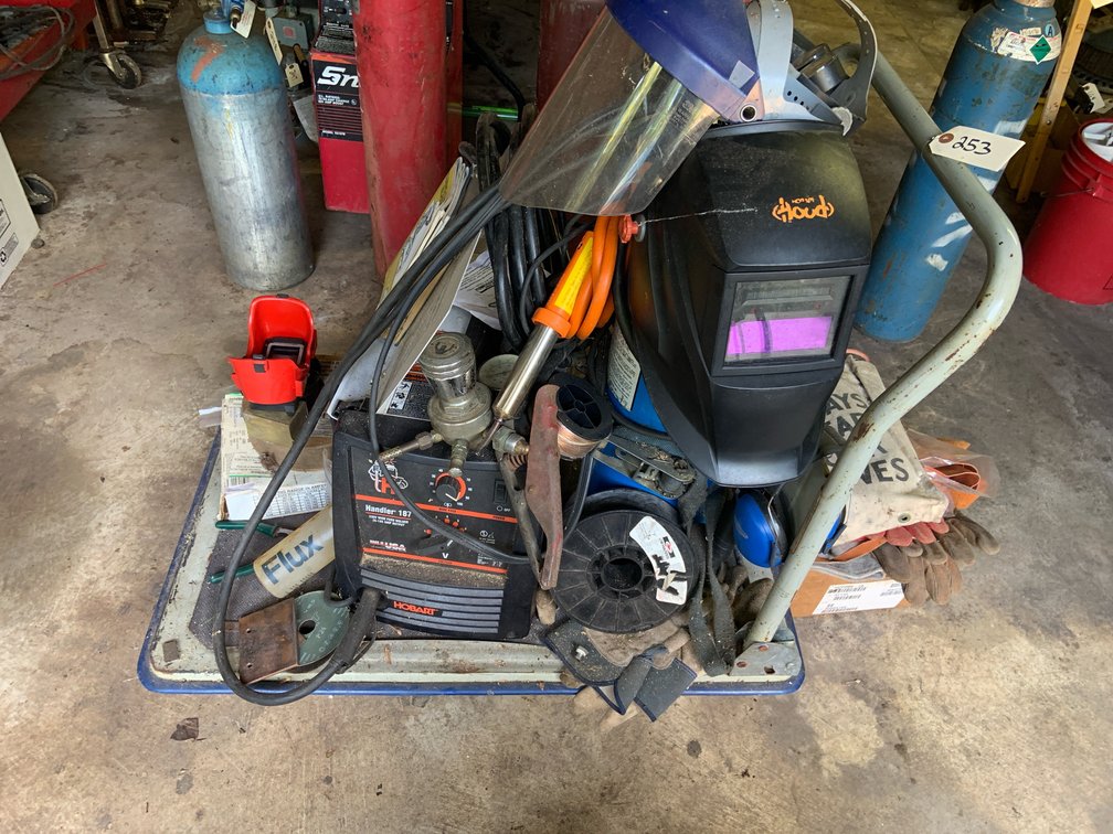 Hobart Wire Feed Welder With Masks
