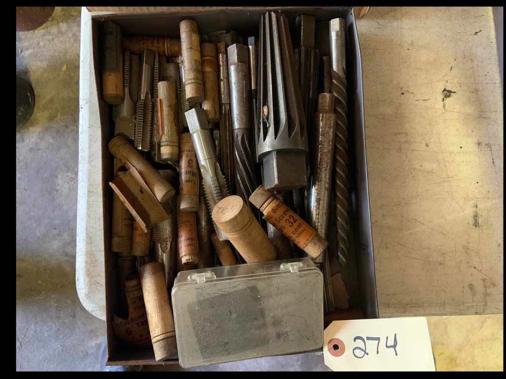 Vintage Machinist Reamers & Taps