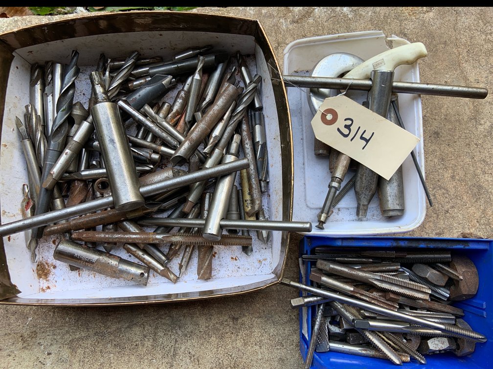 Taps, Drill Bits, End Mills
