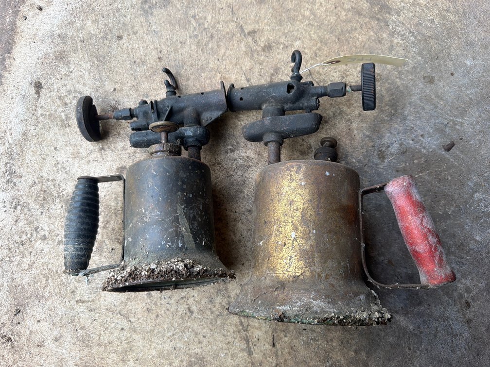 (2) Metal Liquid-Fuel Blowtorches