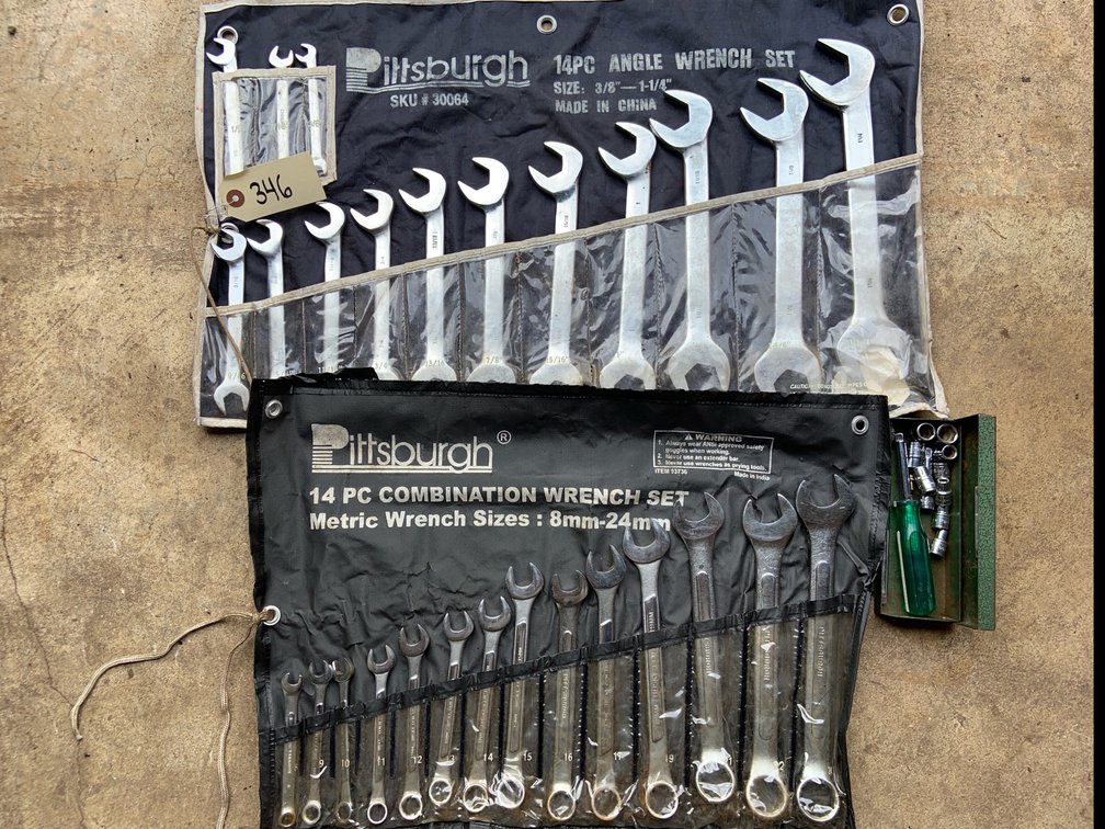 (2) Pittsburgh Wrench Sets