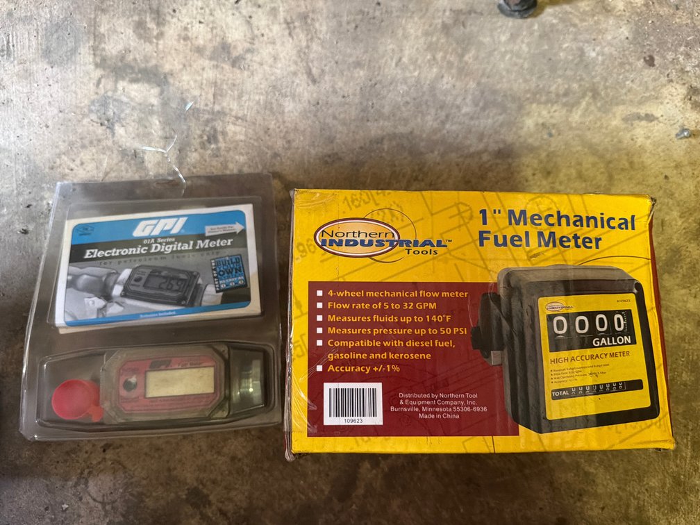 1” Mechanical Fuel Meter & Electronic Digital Meter