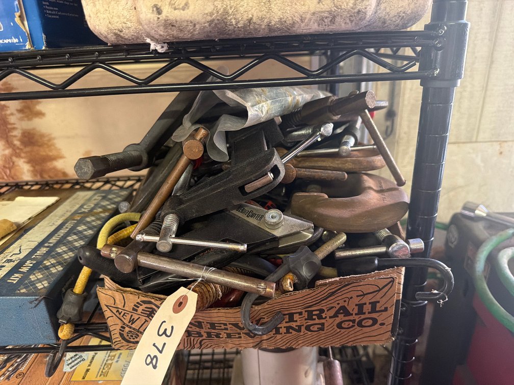 C-Clamps, Bungee Cords, Vise