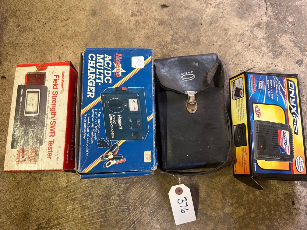 (2) AC/DC Chargers, SWR Tester, Volt Ammeter
