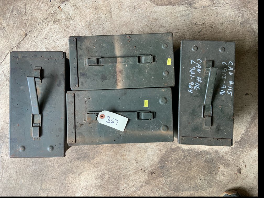 (4) Ammunition Boxes