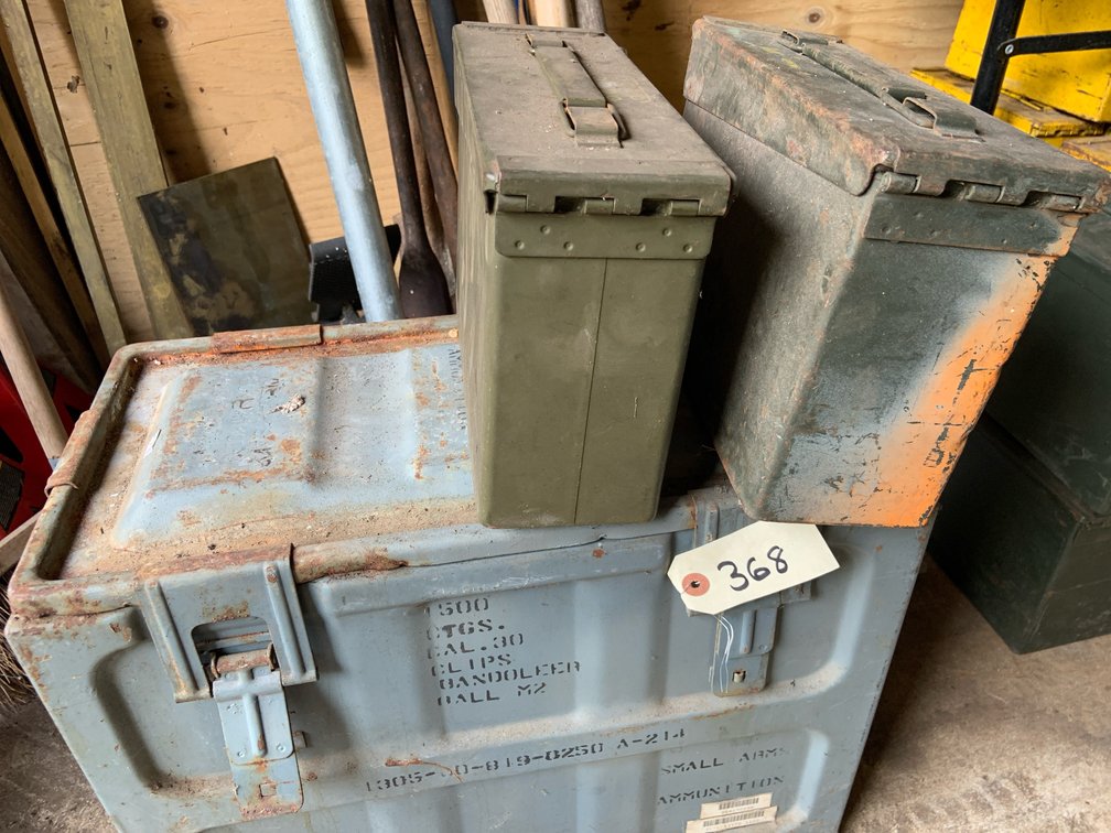 (3) Ammunition Boxes