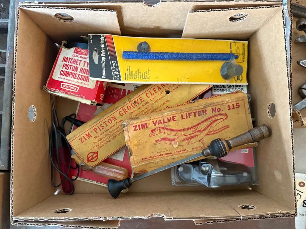 Box Of Automative Engine Specialty Tools