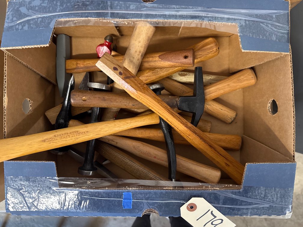 Box Of Auto Body Hammers