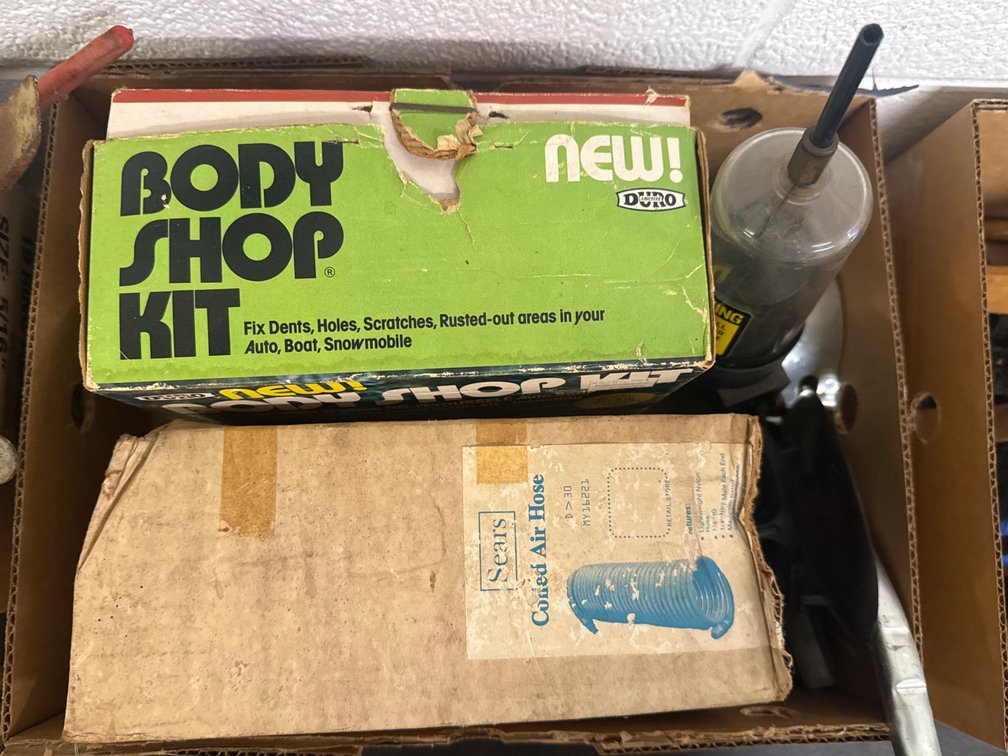 Box Of Automative And Compressor Tools