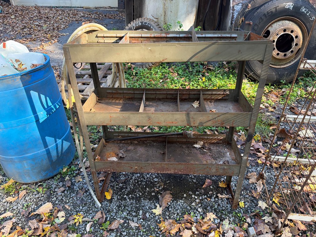 Metal Parts Shelf