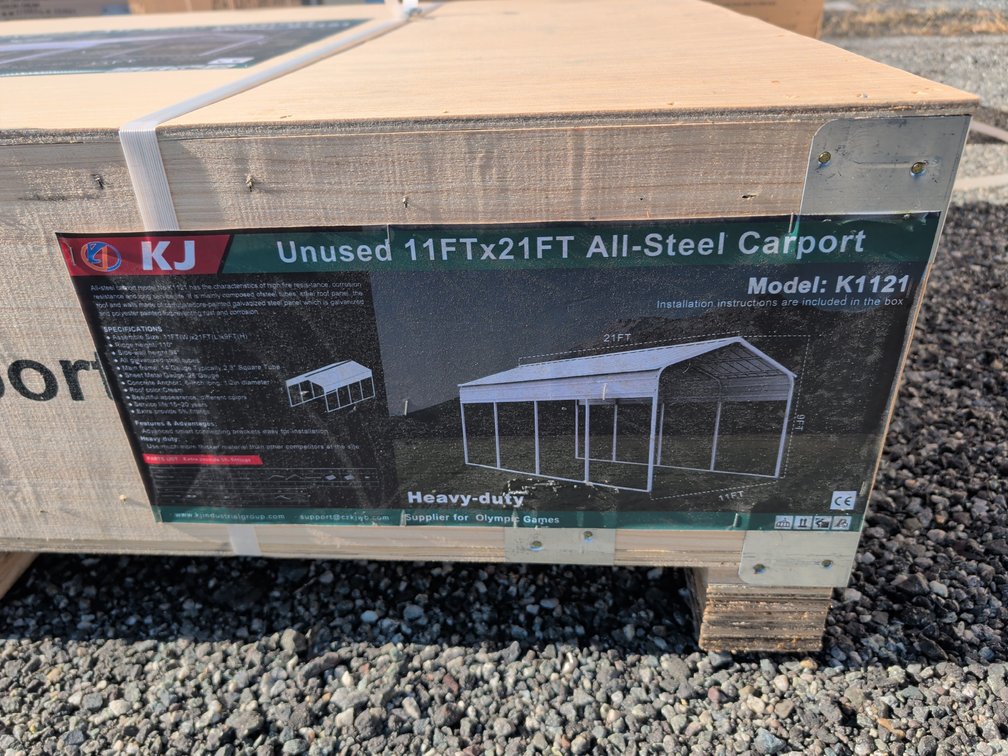 11FTx21FT All-Steel Carport