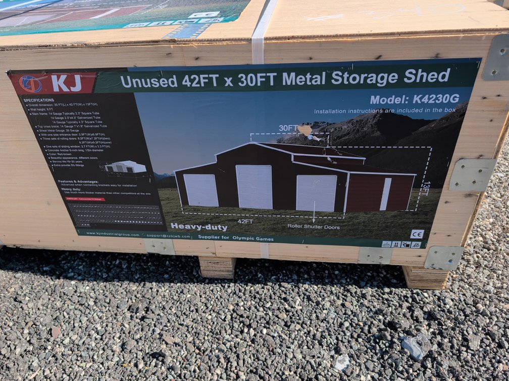 42FT x 30FT Metal Storage Shed