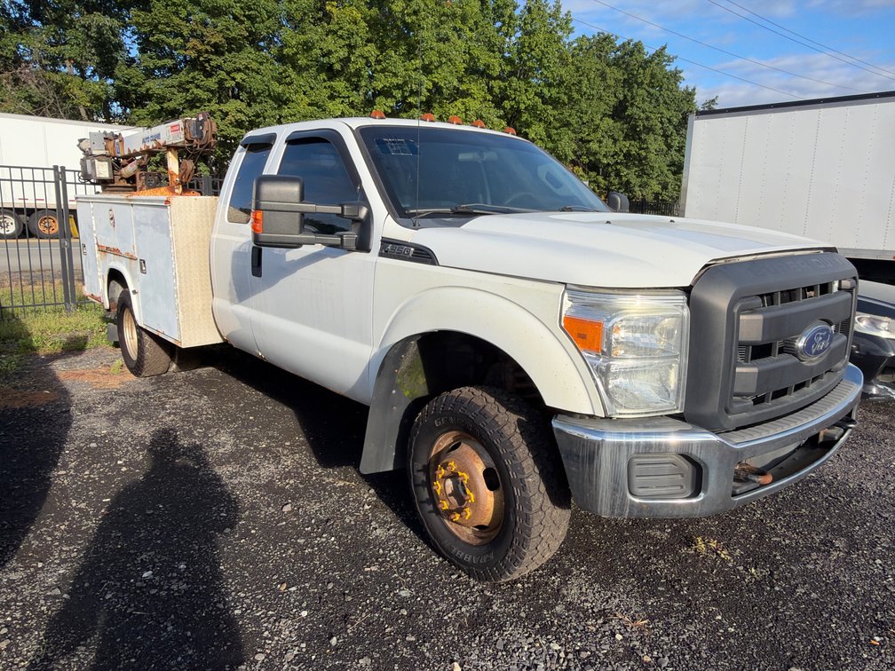 2014 Ford F-350 Service Truck 4x4 w/ Crane & Air Compressor