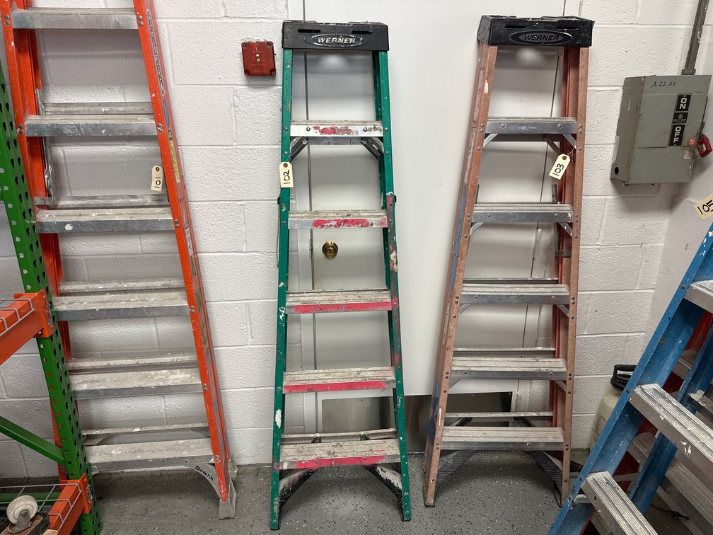 (1) 6’ Werner Fiberglass A-Frame Ladder