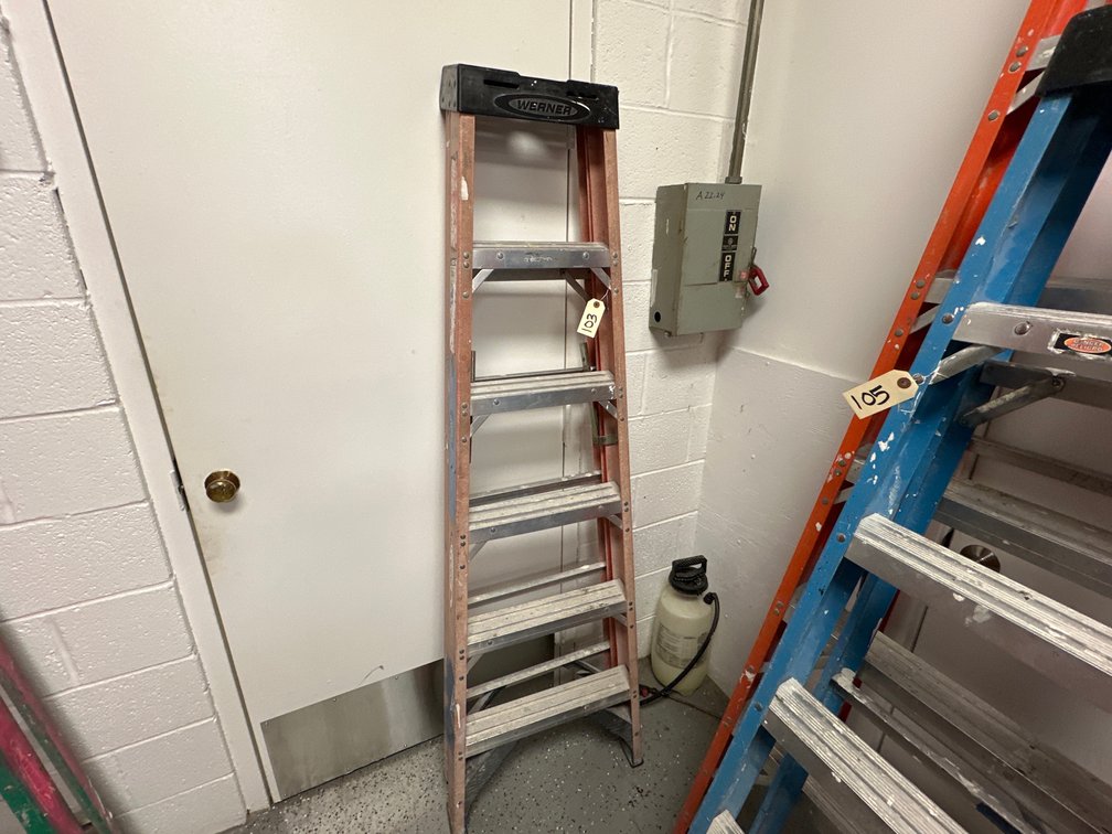 (1) 6’ Werner Fiberglass A-Frame Ladder