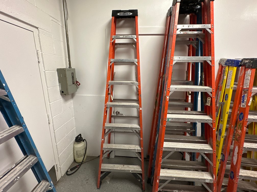 (1) 8’ Werner Fiberglass A-Frame Ladder