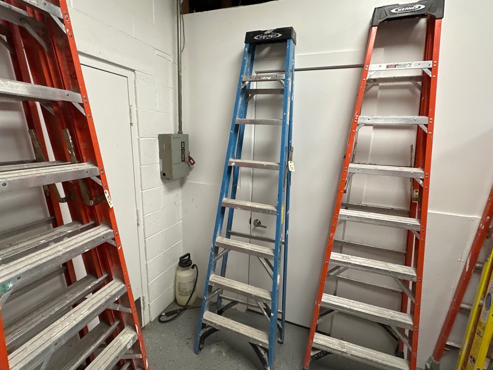 (1) 8’ Werner Fiberglass A-Frame Ladder